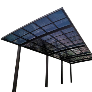 Abri de voiture en aluminium à double carport, abri de stationnement pour voiture, vente chaude - Product Image 3