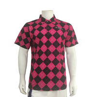 Grosir kaus Polo kaus Polo spandeks poliester kaus Golf lengan pendek cetakan sublimasi saku kustom untuk pria