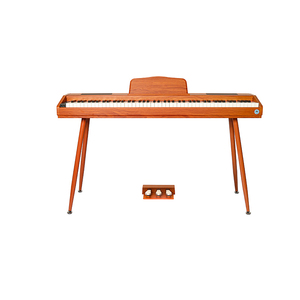 Clavier numérique portable économique pour la maison avec USB/MIDI, 128 polyphonies, design compact, en plastique - Product Image 1