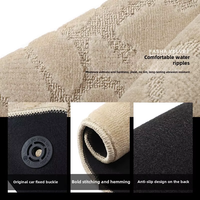 Tapis de sol de voiture BYD RHD personnalisés de haute qualité, design à ondulations d'eau, polyester imperméable, antidérapant, ensemble complet pour BYD Han, vente en gros