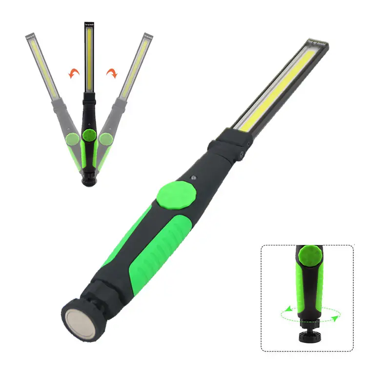 Portable Magnetic 8W Torch Lamp Hand Held Dimmable COB LED Slim Work Light For Car Repair