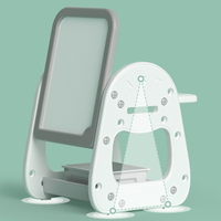 Belle matière nouvelle tablette de dessin magnétique réglable en hauteur 3 en 1 Tables et ensembles de chaises pour enfants