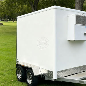 รถพ่วงตู้เย็นเชิงพาณิชย์แบบปรับแต่งได้สำหรับรถขายอาหารเคลื่อนที่พร้อมระบบทำความเย็นโดยตรง - Product Image 5