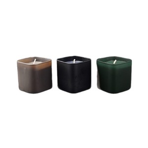 Scented <b>Candle</b> Set <b>Square</b> Cup 170g Soy Wax Home Decoration Birthday Gift 3 Pcs - Product Image 4