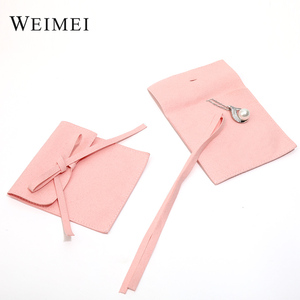 Bolsa pequeña ecológica con logotipo personalizado, bolsas respetuosas con el medio ambiente, bolsa de embalaje de papel para pendientes y joyas - Product Image 3