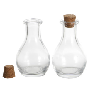 Pot <span class=keywords><strong>en</strong></span> <span class=keywords><strong>verre</strong></span> transparent de 50 ml avec couvercle <span class=keywords><strong>en</strong></span> liège - <span class=keywords><strong>Contenant</strong></span> <span class=keywords><strong>en</strong></span> <span class=keywords><strong>verre</strong></span> unique pour bonbons - Product Image 1
