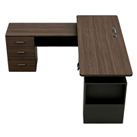 Scrivania Direzionale Ergonomica a L con Motore Singolo, Regolabile in Altezza, per Ufficio, con Cassetti, Postazione di Lavoro Sit-Stand Professionale, Vendita all'Ingrosso OEM