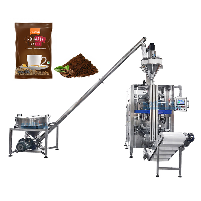 Automatic Vffs 500g 1kg Bag Coffee Powder Filling Machine Sachet Chocolate Protein Powder 3 in 1 Instant Coffee Packing Machine