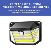 Servicio de Moldeo por Inyección Personalizado OEM para Iluminación y Lámparas con Apertura Rápida de Moldes, Pintura por Pulverización y Serigrafía