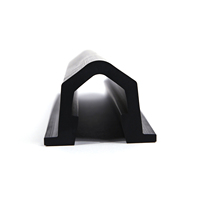 Joint d'étanchéité en caoutchouc EPDM pour fenêtre - Bande d'étanchéité pour porte et fenêtre en forme de U, type 828