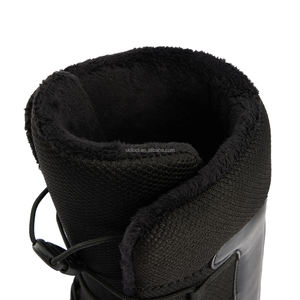 XCMAN أحذية رجالية لجميع الجبال وركوب الجليد ، أنظمة جلد فيتجو ، أحذية تزلج مقاومة للماء مرنة متوسطة-أسود - Product Image 4