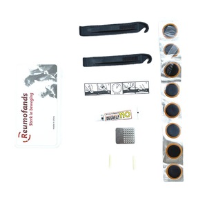 <span class=keywords><strong>Kit</strong></span> de réparation de pneus portable Chinagama pour <span class=keywords><strong>VTT</strong></span> et vélo de route avec outil de collage de patchs en plastique - Product Image 5