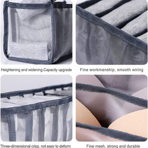 Ripiegabile portaoggetti pieghevole cassettiere ripiegabile scatole divisorie per abbigliamento per calze reggiseni cravatte Lingerie sciarpe <span class=keywords><strong>pentole</strong></span> - Product Image 6