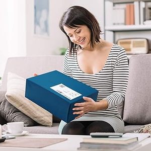 Huamaohengchun 19x24 Inch Navy Blue 50 Pack Poly Bubble Strong Thick Eco-Friendly Waterproof Tear Proof Self Seal Mailing - Product Image 4