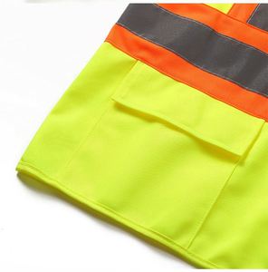 Premium Silver <b>Strip</b> Airport Ground Logistics Center Custom Logo Reflective Safety Vest - Product Image 2
