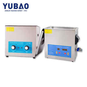 Machine de nettoyage ultrasonique personnalisée avec logo en or, cuivre, argent pour bijoux en métal - Product Image 1