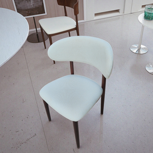 Silla de <span class=keywords><strong>Comedor</strong></span> de Madera Maciza de Abedul de Diseño Moderno y Contemporáneo, Respaldo Ergonómico, Ecológica, para Muebles de Hogar, Comedores de Hotel - Product Image 1