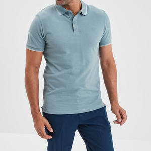 Camiseta Deportiva de Manga Corta para Hombre, 100% Algodón, Sólida, Antiarrugas, de Secado Rápido, para Entrenamiento Deportivo, Estilo de Vida Activo, Tallas Grandes - Product Image 2
