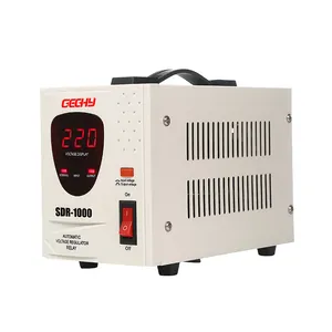 Vendite calde della fabbrica 1KVA tipo a relè monofase Power Manager 220V regolatore di tensione automatico per SVC SDR Use CE certificato