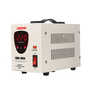 Ventas calientes de fábrica 1KVA Tipo de relé Monofásico Power Manager 220V Regulador de voltaje automático para uso SVC SDR Certificado CE - Product Image 1