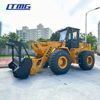 Caricatore pesante più grande 5ton 6ton 7ton 8ton Front End whearest Loader con Forest tracciatrice