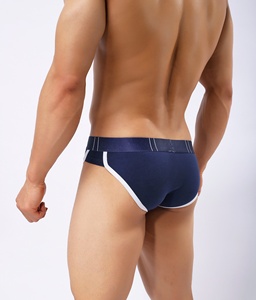 Nouvelle conception de <span class=keywords><strong>sous</strong></span>-vêtements sexy pour hommes, coton, fermeture éclair, imprimé, taille basse, slip confortable, vente <span class=keywords><strong>en</strong></span> gros de boxers pour hommes - Product Image 5