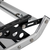 Manual de aluminio extraíble desplegable plegable paso RV Campervan caravana