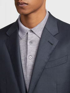 Abbigliamento <span class=keywords><strong>uomo</strong></span> ufficio ufficio <span class=keywords><strong>uomo</strong></span> nuova moda <span class=keywords><strong>blu</strong></span> profondo <span class=keywords><strong>Slim</strong></span> <span class=keywords><strong>Fit</strong></span> due bottoni <span class=keywords><strong>abiti</strong></span> formali di lusso taglie forti - Product Image 3