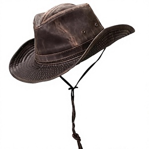Custom Music Festival Leather <b>Hat</b> Wholesale Vintage <b>Western</b> Event Headwear Unisex Boutique Fashion Cowboy <b>Hat</b> Custom Logo Brand - Product Image 1