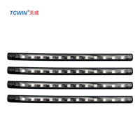 TCWIN 2025 Kit lampu Strip LED suasana mobil RGB trendi USB konektivitas DC 5V Aksesori Mobil PC responsif musik