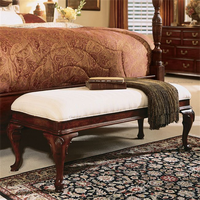 Lit à baldaquin en bois Design classique meubles de chambre à coucher Antique cadre de lit en bois nouvel arrivage