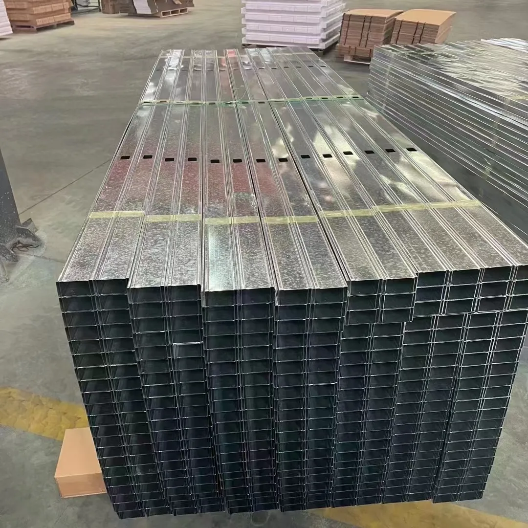 Material de construcción de quilla de acero ligero, metal galvanizado, canal de furring de metal/omega/canal principal para paneles de yeso