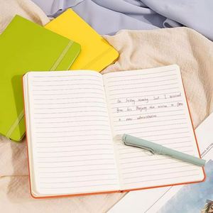 Journal imprimé personnalisé, ligné, format A5, 200 pages, agenda personnalisé, carnets en cuir PU - Product Image 5