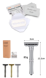 Custom Private Label Stainless Steel <strong>Double</strong> <strong>Edge</strong> Safety <strong>Razors</strong> Grooming Shaving <strong>Razor</strong> - Product Image 3