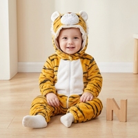 Combinaisons pour bébés, vêtements pour bébés, costume d'animal en 3D, combinaison pour enfants, tout-petits de 3 à 24 mois, combinaisons en peluche pour le printemps et l'automne, vente en gros, unisexe