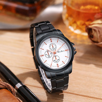Montres de couple en acier noir, directement de l'usine, montres à quartz pour hommes et femmes, 41 mm, style business, écologiques, luxe discret
