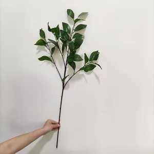 Innovatieve Faux Planten Tea Tree Leaf Kunstmatige Planten Decoratieve Vijgenblad Kunstmatige Lente Takken En Bladeren