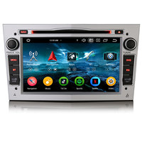 Stock UE Autoradio Android 16 Argent 4 Go 64 Go pour Opel Vauxhall Vivaro Astra Corsa Zafira CarPlay Sans Fil DSP GPS ES6560PS