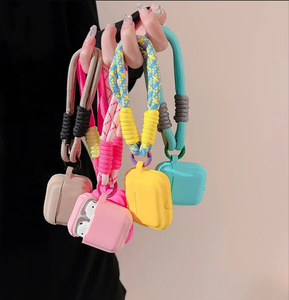 Funda de silicona multicolor para auriculares para AirPod <span class=keywords><strong>Pro</strong></span>, funda protectora impermeable para auriculares AirPro 1/2/3 - Product Image 1