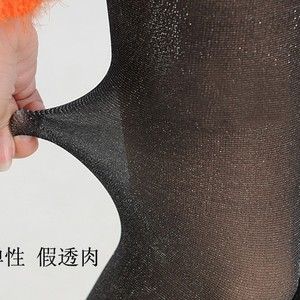Spring Summer Autumn Sheer Glitter Pantyhose Women <b>Thin</b> Cotton <b>Tights</b> 13 Colors Candy Colored Leggings Solid Color Core Padded - Product Image 4
