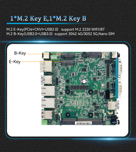 Placa base Intel Skylake I5 6300U 12*12 Nano Itx sin ventilador 12V 19V 4COM RS485 RS232 DP Windows10 Windows11 placa base Linux - Product Image 3