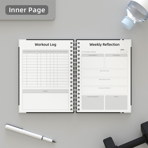 Tùy Chỉnh Xoắn Ốc Trọng Lượng Giảm Cân Phù Hợp Với Cuốn Sách Nhật Ký Tập Thể Dục Kế Hoạch Với Hộp - Product Image 3