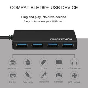 Tragbares 4-In-1 Hochgeschwindigkeits-USB <span class=keywords><strong>3</strong></span>.0 Por-Erweiterungsknotenpunkt 4 Usb Multiport-Adapter Splitter Usb-Smart-Hub für Laptop PC Zubehör - Product Image 2