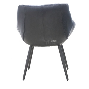 Commercio all'ingrosso della fabbrica di Design moderno cuoio PU vernice a spruzzo di metallo soggiorno <span class=keywords><strong>sedia</strong></span>, posto di svago <span class=keywords><strong>sedia</strong></span> per gli ospiti, semplice <span class=keywords><strong>sedia</strong></span> da ufficio - Product Image 6