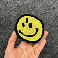 Patchs brodés thermocollants personnalisés en tissu sergé chenille à points de chaînette, écologiques, pour vestes universitaires et casquettes selon votre design