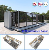 Maison conteneur habitable en acier préfabriqué extensible, conforme aux normes australiennes