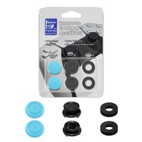 6 en 1 – Capuchons de protection en silicone pour joysticks analogiques surélevés, compatibles avec les manettes P-S5 et NS