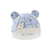 Gorro con Capucha Doble para Bebés Recién Nacidos, Estilo Europeo y Americano, de Algodón, Cortavientos, 8922046
