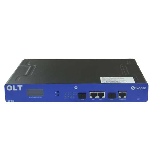 GPON OLT 1 PON Port+2 GE UTP Ports+1 XGPON/10G Ports FTTH Mini OLT GPON Fiber Optic Equipment
