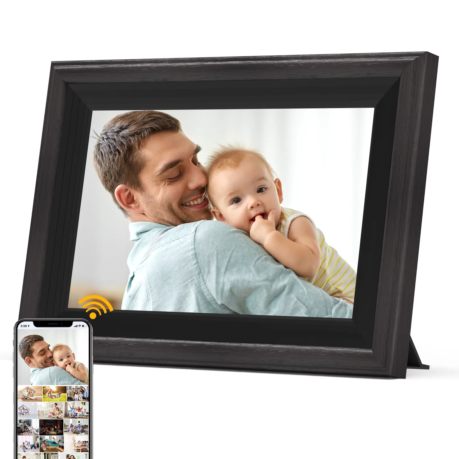 Download free mp3 mp4 calendar led a3 a4 plastic video playback 10 inch digital photo frame